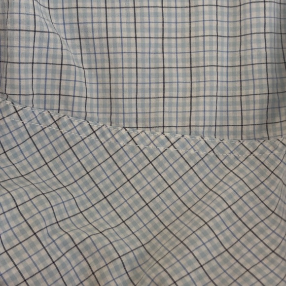 American Eagle Outfitters Men's White Checkered Shirt - Picture 7 of 8